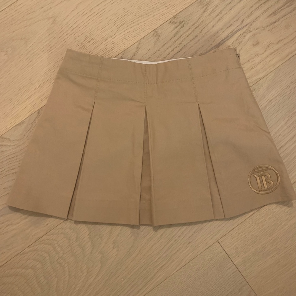Burberry Beige pleated Toddler Skirt